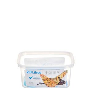 POTE QUADRADO VOLARE BAIXO 2,0 L