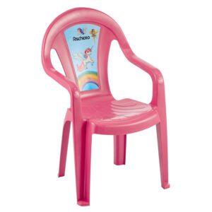 POLTRONA INFANTIL STILE UNICORNIO ROSA