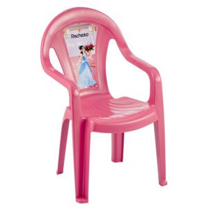 POLTRONA INFANTIL STILE PRINCESAS ROSA