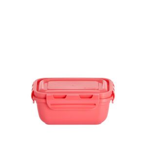 POTE RETANGULAR FLIPLOCK 400 ml COLOR