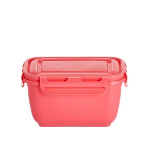 POTE RETANGULAR FLIPLOCK ALTO 1,0 L COLOR