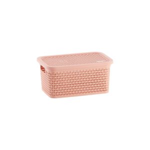 CAIXA NATURALLE RATTAN 7,5 L ROSE