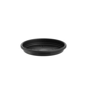 PRATO P/VASO REDONDO BELLA FIORE 22 cm PRETO