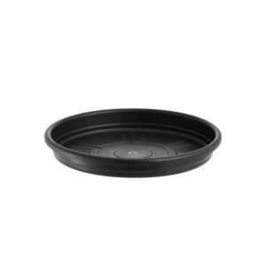 PRATO P/VASO REDONDO BELLA FIORE 28 cm PRETO