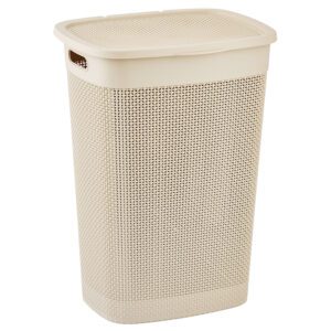 CESTO C/TAMPA NATURALLE RATTAN 55,0 L AREIA