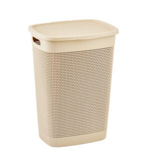 CESTO C/TAMPA NATURALLE RATTAN 40,0 L AREIA