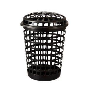 CESTO TELADO REDONDO C/TAMPA ECCOLOGIC 60,0 L