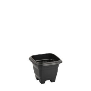 VASO QUADRADO BELLA FIORE Nº17 1,9 L PRETO