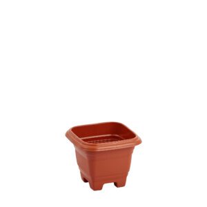VASO QUADRADO BELLA FIORE Nº17 1,9 L TELHA