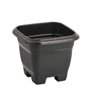 VASO QUADRADO BELLA FIORE Nº35 17,5 L PRETO