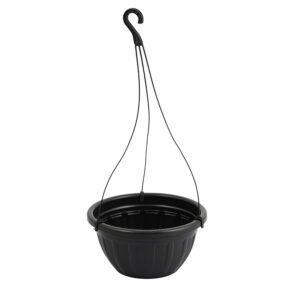 VASO REDONDO BELLA FIORE C/ ALÇA 4,0 L PRETO