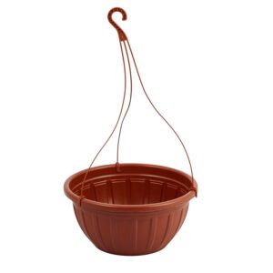 VASO REDONDO BELLA FIORE C/ ALÇA 7,5 L TELHA
