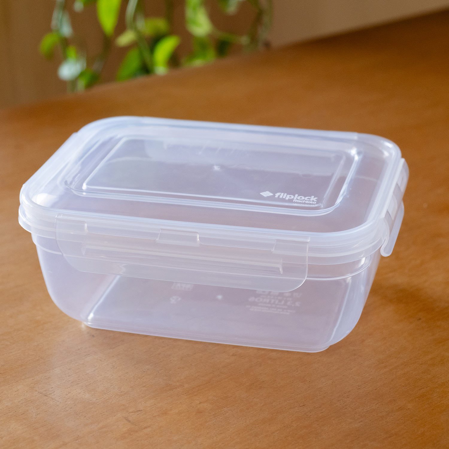 POTE RETANGULAR FLIPLOCK 2,3 L - Rischioto