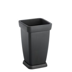 VASO COLUNA C/PRATO FLORATTA P 14,0 L PRETO