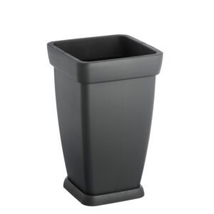 VASO COLUNA C/PRATO FLORATTA M 22,0 L PRETO