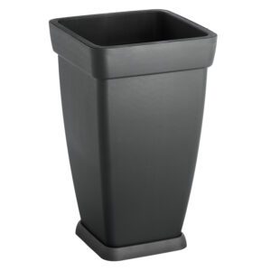 VASO COLUNA C/PRATO FLORATTA G 34,0 L PRETO