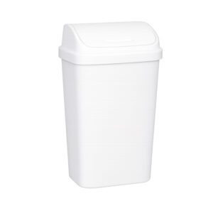 LIXEIRA RETANGULAR DECORATTA BASCULANTE 45,0 L BRANCA