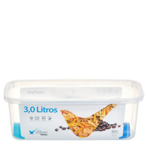 POTE RETANGULAR VOLARE 3,0 L