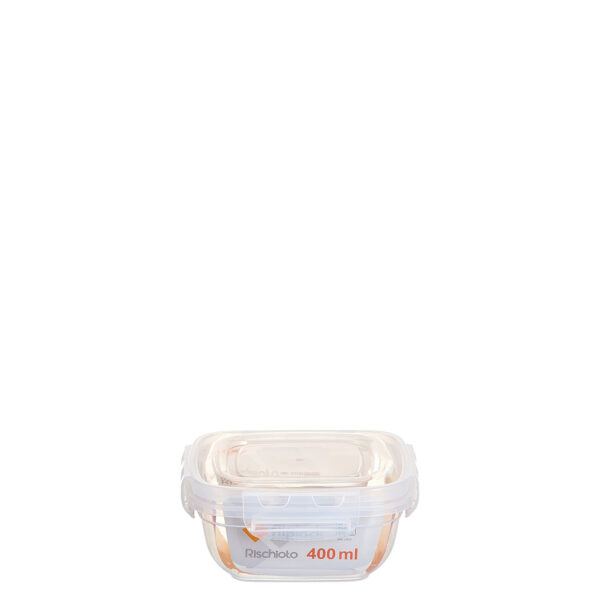 POTE QUADRADO FLIPLOCK 400 ml
