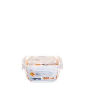 POTE QUADRADO FLIPLOCK 800 ml