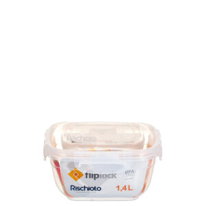 POTE QUADRADO FLIPLOCK 1,4 L