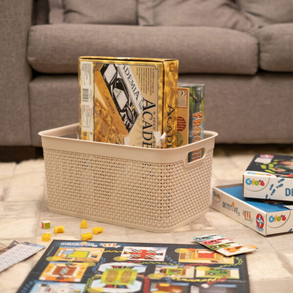 CAIXA NATURALLE RATTAN 15,0 L AREIA - Imagem 2