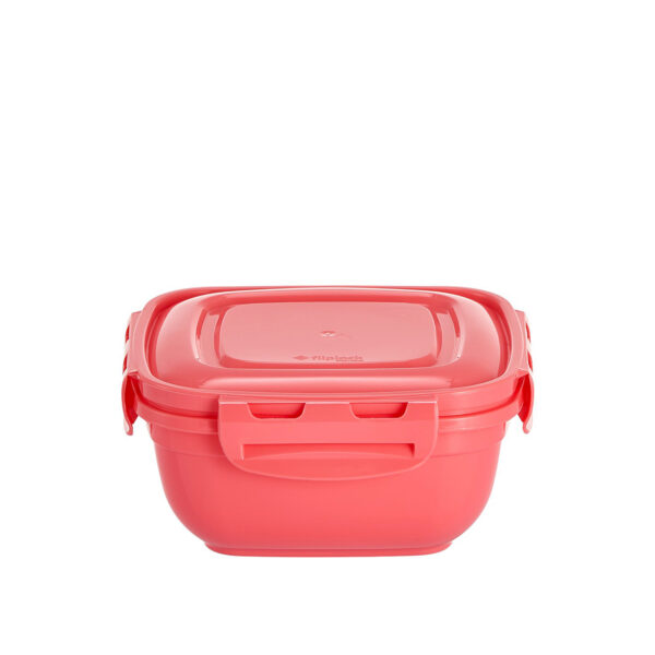POTE QUADRADO FLIPLOCK 800 ml COLOR