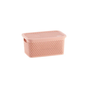 CAIXA NATURALLE RATTAN 7,5 L ROSE