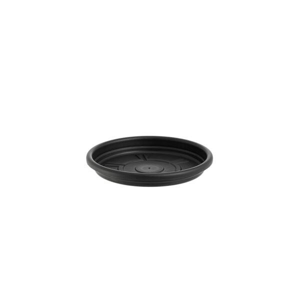 PRATO P/VASO REDONDO BELLA FIORE 17 CM PRETO