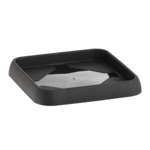 PRATO VASO COLUNA FLORATTA G PRETO