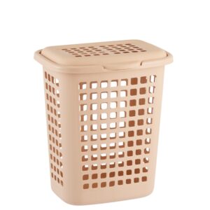 CESTO TELADO RETANGULAR LAVANNA C/TAMPA 30,0 L ROSE