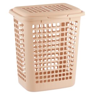 CESTO TELADO RETANGULAR LAVANNA C/TAMPA 60,0 L ROSE
