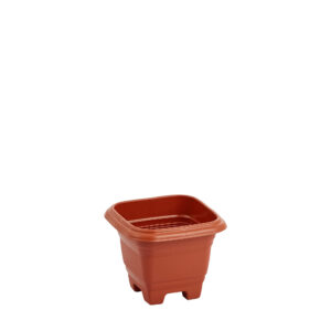 VASO QUADRADO BELLA FIORE Nº17 1,9 L TELHA
