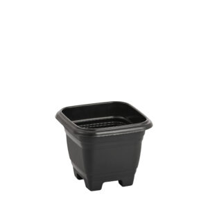 VASO QUADRADO BELLA FIORE Nº 22 4,3 L PRETO