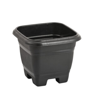 VASO QUADRADO BELLA FIORE Nº35 17,5 L PRETO