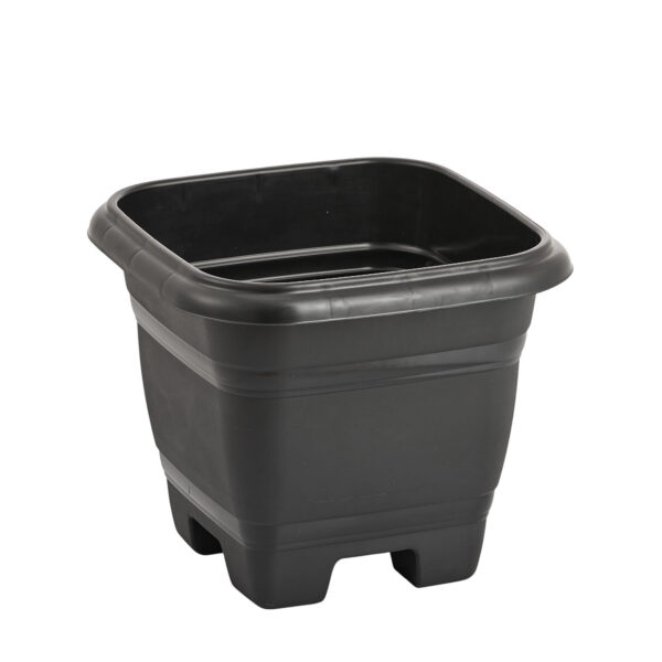 VASO QUADRADO BELLA FIORE Nº35 17,5 L PRETO