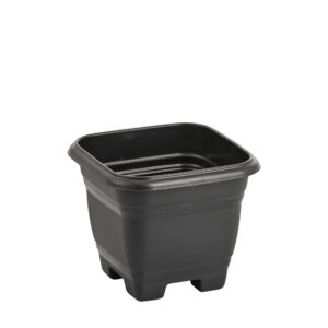 VASO QUADRADO BELLA FIORE Nº 28 9,7 L PRETO