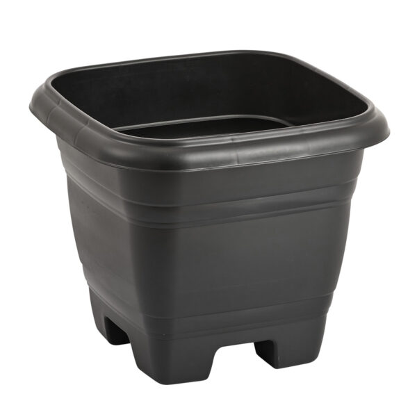 VASO QUADRADO BELLA FIORE Nº 42 29,6 L PRETO