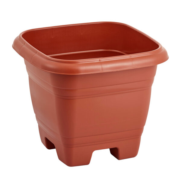 VASO QUADRADO BELLA FIORE Nº 42 29,6 L TELHA