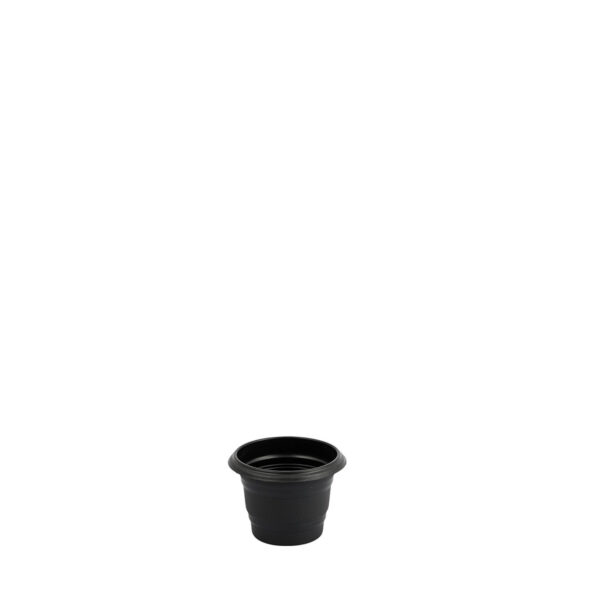 VASO REDONDO BELLA FIORE Nº13 600 ML PRETO