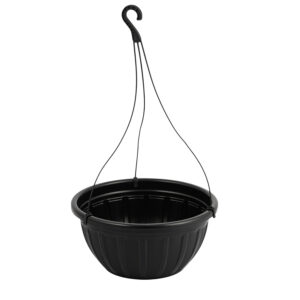VASO REDONDO BELLA FIORE C/ALCA 7,5 L PRETO