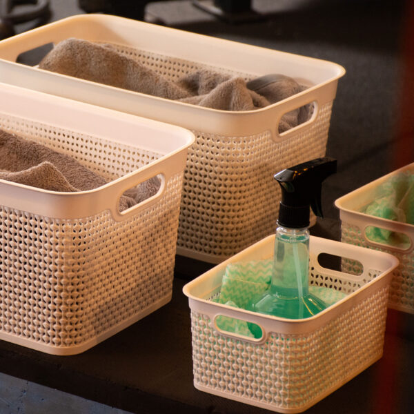 CAIXA NATURALLE RATTAN 2,5 L AREIA - Imagem 2