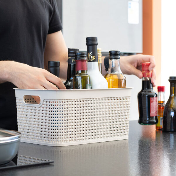 CAIXA NATURALLE RATTAN 4,0 L AREIA - Imagem 2