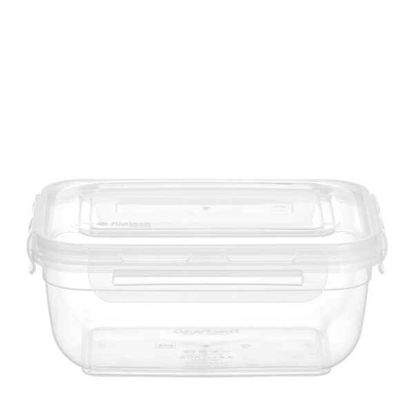 Pote Fliplock Retangular 3,6 L