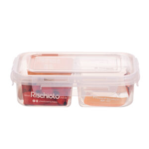 POTE RETANGULAR FLIPLOCK C/DIVISÓRIA 2,3 L