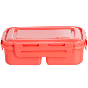 POTE RETANGULAR FLIPLOCK C/DIVISÓRIA 2,3 L COLOR