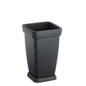 VASO COLUNA FLORATTA P C/PRATO 14,0 L PRETO