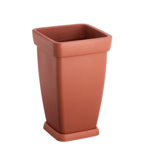 VASO COLUNA FLORATTA M C/PRATO 22,0 L TELHA