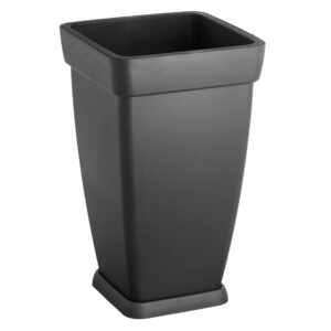 VASO COLUNA FLORATTA G C/PRATO 34,0 L PRETO