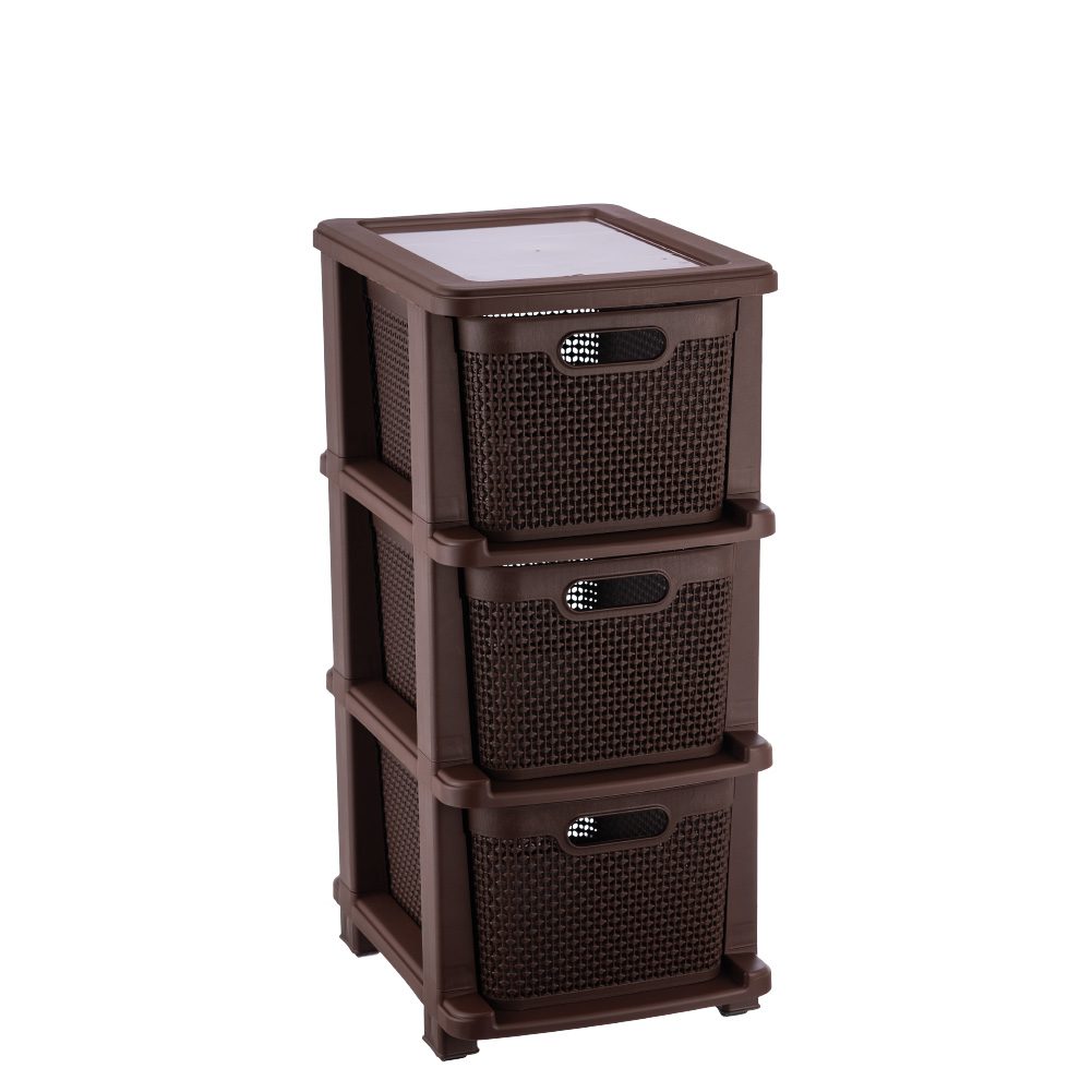 CAIXA NATURALLE RATTAN 25,0 L TABACO - Rischioto